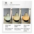 thumbnail image 2 of Pear Shaped Glass Table Lamp Suitable for Bedside Bedroom Study Living Room Decorative Night Light HomeDecor, 2 of 5