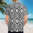 thumbnail image 6 of High Quality Hawaiian Shirts for Men Short Sleeve Aloha Beach Shirt Floral Summer Casual Button Down Shirts Blouses AG534S, 6 of 7