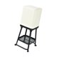 thumbnail image 4 of Cubo de basura minimalista, cubo para residuos de papel, para uso doméstico, dormitorio, oficina, tocador. Negro, 4 of 9