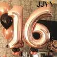 thumbnail image 4 of Foil Numbered Balloons 0-9 Balloons Birthday Wedding Birthday Decorations Supplies Anniversary Gift Party Decoration 32Inch 1PC, 4 of 6