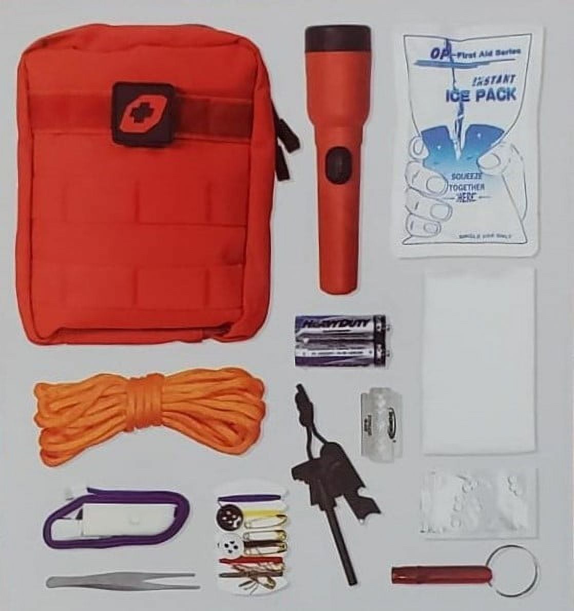 Life+Gear 116 Piece First Aid + Survival Kit in Waterproof Soft Case