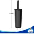 thumbnail image 6 of MR.Siga Toilet Bowl Brush and Holder for Bathroom, Black, 2 Pack, 6 of 8