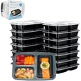 thumbnail image 3 of Contenedores para Alimentos Bluelander Set de 20 Piezas con 3 Divisiones Reutilizables, 3 of 5