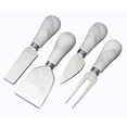 thumbnail image 4 of Prodyne KM-4-W Froma Knives Cheese Knife, Set of 4, White, 4 of 5