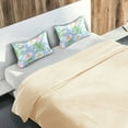thumbnail image 5 of Yayeee Pillowcase Standard Size Set of 2 Satin Wrinkle Resistant Pillow Case, Blue Floral, 5 of 8