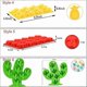 thumbnail image 3 of Feiskoo Hawaiian Cactus Flamingo Silicone Ice Molds Maker Bar Party Drink Freeze Molds Silicone Mold For Ice Cube Trays Moulds, 3 of 5