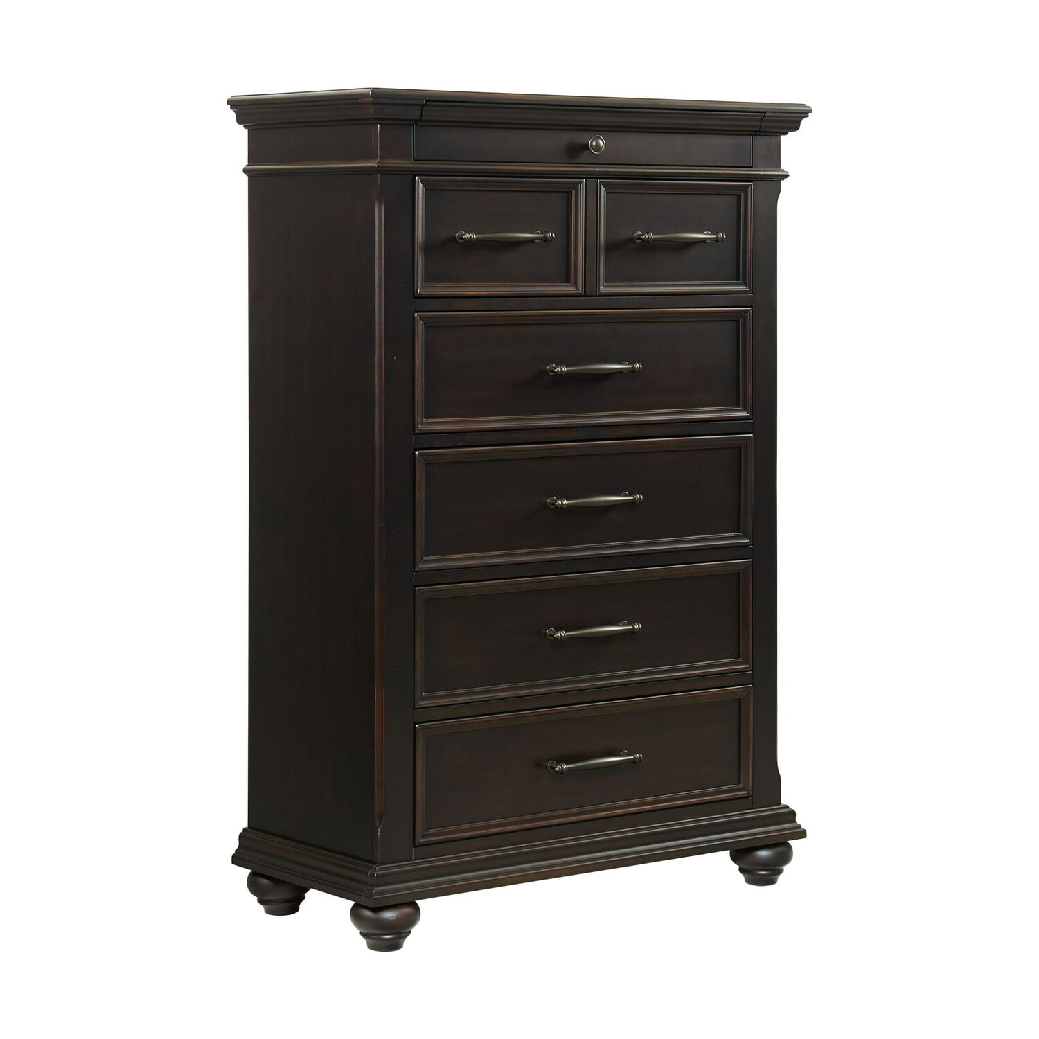 Picket House Furnishings Trent Bedroom 6 Drawer Chest in Antique