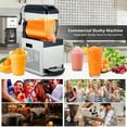 thumbnail image 6 of Garvee Commercial Slushy Machine 12L/3.2 Gal, Slush Frozen Drinks Margarita Maker with Automatic Clean, 6 of 8