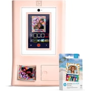 HP Sprocket Photo Booth Printer, 110 3x4 Zink Paper Sheets, Pink