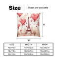 thumbnail image 5 of Eiffel Tower Luxurious Velvet Pillow Covers Inserts Set with Unique Patterns - 16x16, 18x18, 20x20 Inches - 2 Pack Decorative Throw Pillow Covers for Home Decor and More, 5 of 6