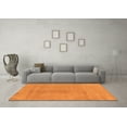 thumbnail image 3 of Ahgly Company Indoor Rectangle Oriental Orange Modern Area Rugs, 5' x 7', 3 of 4