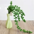 thumbnail image 6 of Deep Green Artificial String Of Pearls (String Of Tears) Faux Plant Decoration - 20 Inch Length Hanging Faux Greenery Realistic Simulation For Indoor Decor - Home Office Bedroom, 6 of 7
