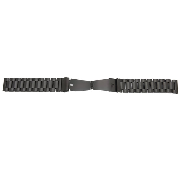 Correa de reloj inteligente de 20 mm con doble hebilla de metal y pasador de reloj para Amazfit GTS 3 GTS 2 Bip S Bip UBlack