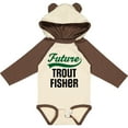 thumbnail image 3 of Inktastic Fishing Future Trout Fisher Boys or Girls Long Sleeve Baby Bodysuit, 3 of 5