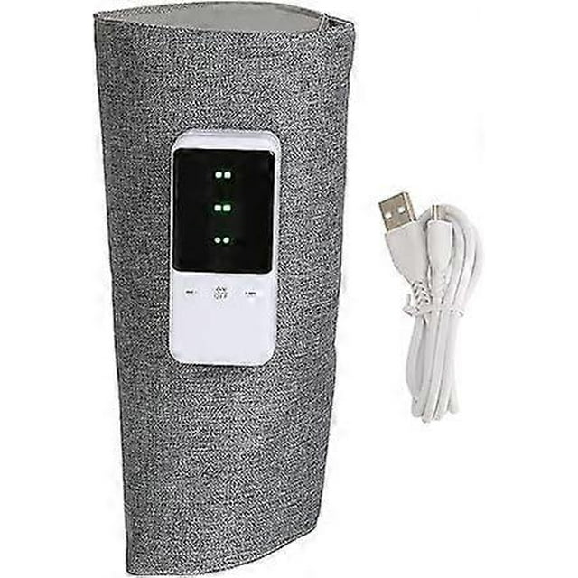 Appareil de Massage pour les Jambes avec Chaleur et Compression, Masseur pour les Jambes à Pression d'Air, Recharge USB, Tout Inclus, Écran LED, Appareil de Massage Chauffant pour les Jambes avec 5 Niveaux