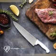 thumbnail image 3 of Cuchillo Chef Profesional 12 Pulgada Acero Inoxidable Cocina, 3 of 7