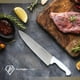 thumbnail image 3 of Cuchillo Chef Profesional 12 Pulgada Acero Inoxidable Cocina, 3 of 7