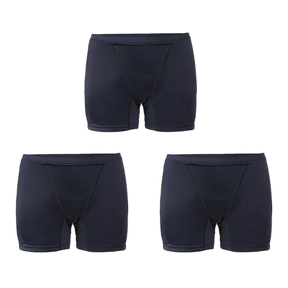 Minnieouse 3 piezas 4 capas mujeres período menstrual ropa interior viaje damas agua absorbente a prueba de fugas algodón ropa interior Type2 NO2