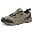 thumbnail image 1 of Zapatos de senderismo Kricely, ligeros e impermeables para hombre, color caqui 10.5, 1 of 6