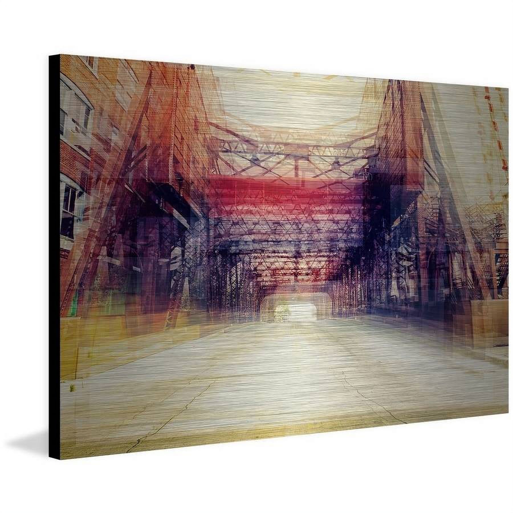 "The Passage" Painting Print on Brushed Aluminum