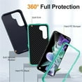 thumbnail image 4 of For Samsung Galaxy S25 5G 6.2inch Life Waterproof Rugged Phone Case,Green,For Galaxy S25(5G), 4 of 7