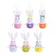 thumbnail image 2 of Juego de 6 adornos colgantes de de Pascua, gnomo de de peluche para decoración del hogar y, 2 of 9