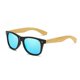 thumbnail image 1 of Gafas de sol clásicas de madera de bambú para hombre y mujer, lentes de sol con revestimiento de espejo, a la moda, Retro, UV400 Fivean unisex, 1 of 2