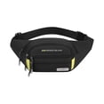 thumbnail image 1 of Black Crossbody Backpack Crafted From Durable Waterproof Nylon With Adjustable Shoulder Strap Spacious Internal Compartment And Convenient Headphone Port For Daily Use, 1 of 6