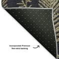 thumbnail image 5 of Addison Rugs Mayfield Premium Machine Washable Transitional Holiday Black Round Rug, 8' x 8', 5 of 6