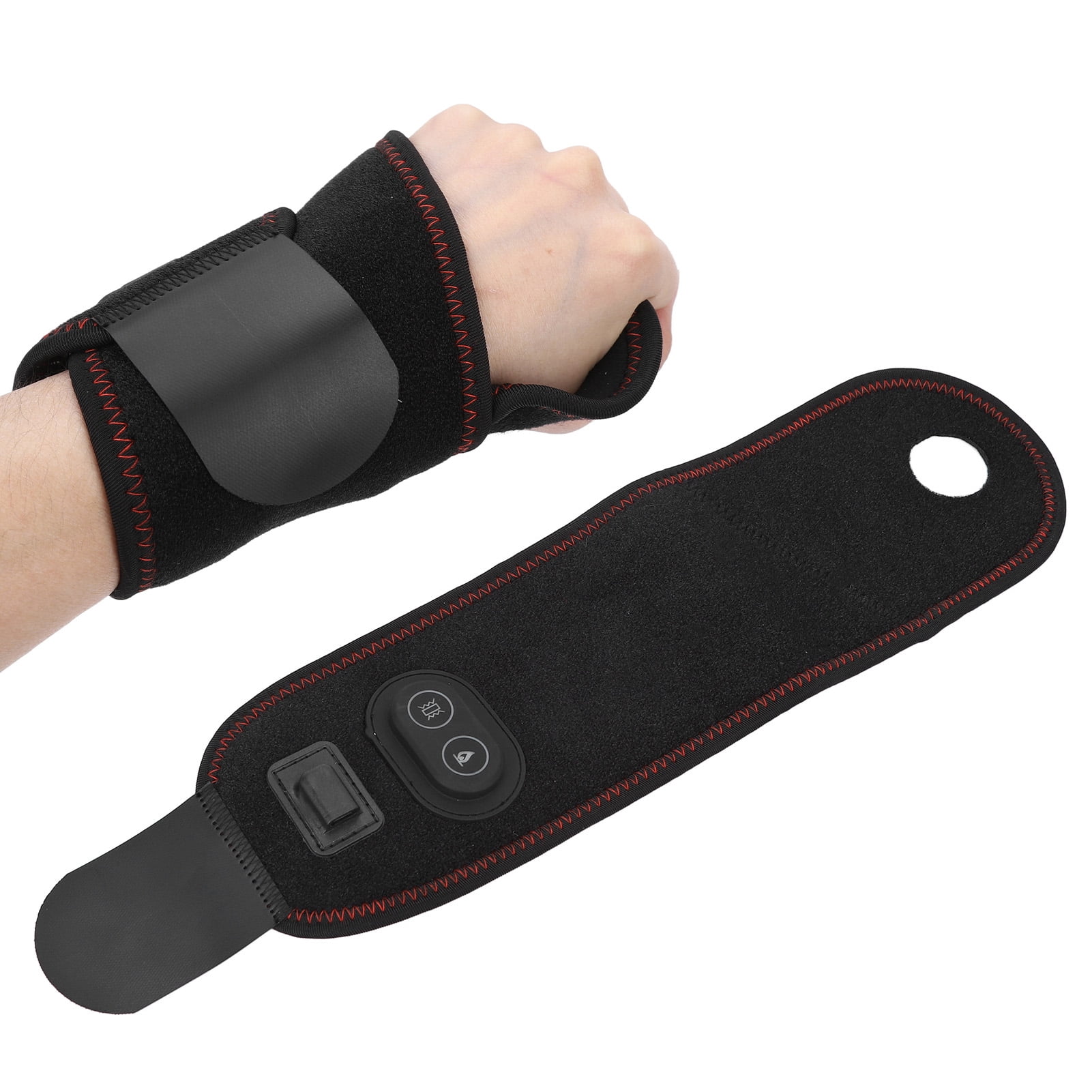 Amonsee Heating Wrist Brace,Heated Wristband Electric Heating Massager