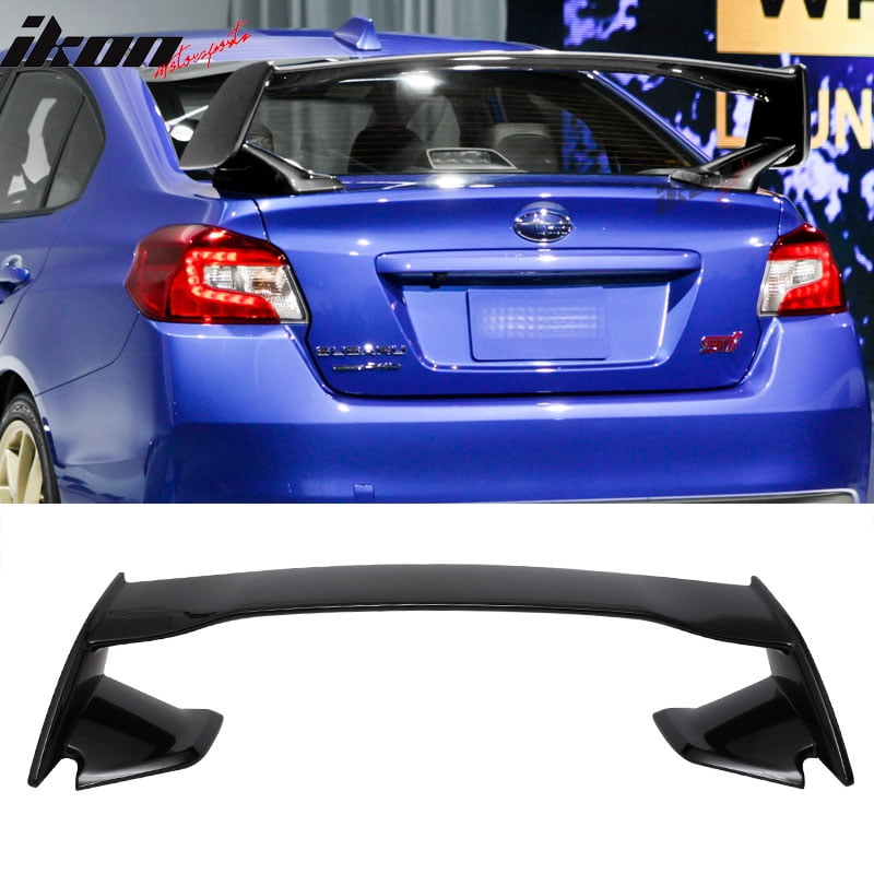 Compatible with 1517 Subaru WRX OEM STI Style Rear Trunk Spoiler ABS