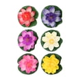thumbnail image 2 of Artificial Pond Plants, Floating Lily Pad Vivid Bright Widely Applicable Light Weight DIY Making  For Beauty Salons For Home For Pool, 2 of 8