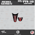thumbnail image 4 of Kalair GFX Graphics Kit for Yamaha TTR110 (2008+) Rebel Series, 4 of 5