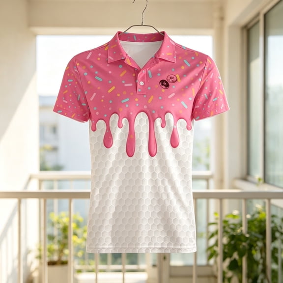 Toddler Kids Girls Boys Polo Shirts Short Sleeve Playful Printed Tee For Top Graphics For Summer Casual Loose Tops 11-12 Years