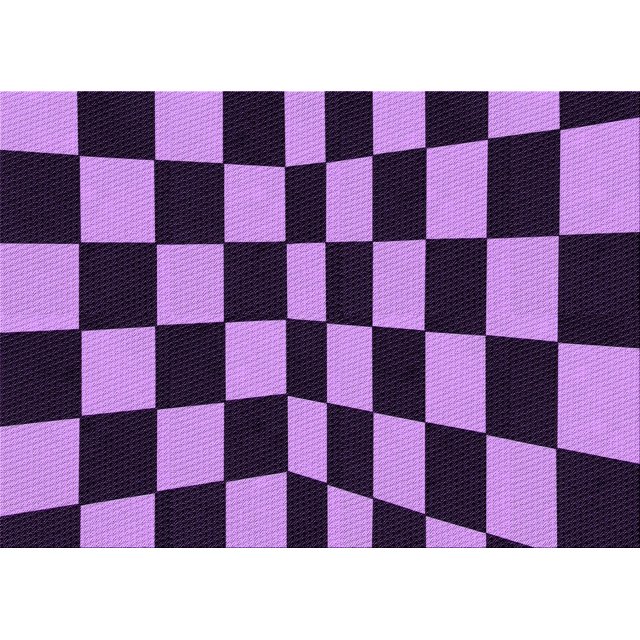 Ahgly Company Machine Washable Indoor Rectangle Transitional Heliotrope Purple Area Rugs, 6' x 9'