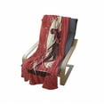 thumbnail image 4 of Samurai Soft Flannel Fleece Throw Blanket, Oriental with Circular Motif Background Traditional Japanese, Cozy Plush for Indoor and Outdoor Use, 60" x 80", Dark Coral Brown Cream, by Ambesonne, 4 of 6