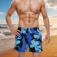 thumbnail image 2 of Men's Swim Trunks Quick Dry, Loose Fit Beach Board Shorts with Drawstring, Breathable for Swimming, Hot Spring, Summer Vacation, 2 of 6