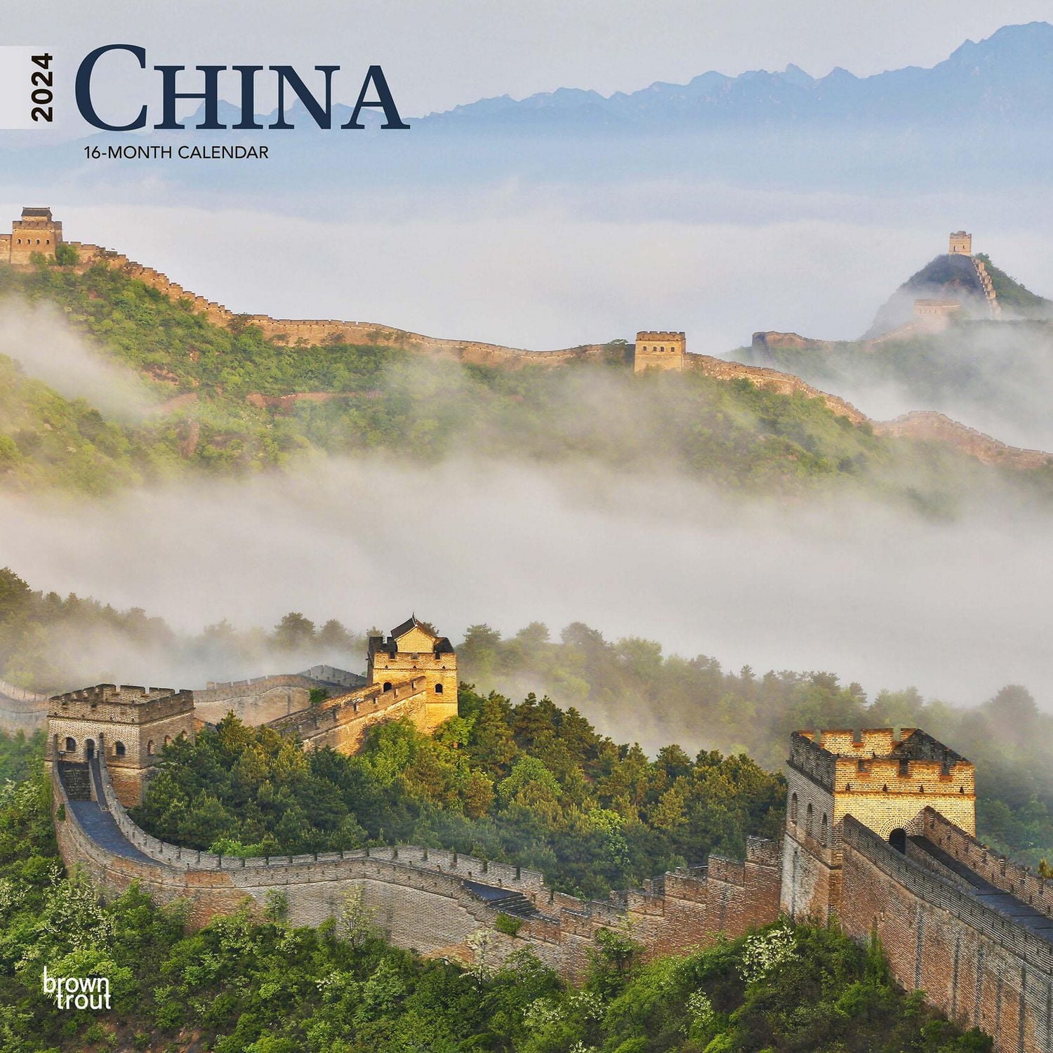 BrownTrout La Chine 2024 Mur Carré 30.48x60.96 CM, 9781975467449