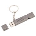 thumbnail image 2 of Usb Storage Drive Whistle USB Flash Drives Aluminum Alloy Outdoor Waterproof USB Flash Disk USB2.0 Flash With KeychainBlack 64GB, 2 of 8