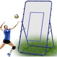 thumbnail image 1 of Rebounder Net, Équipement d'Entraînement de Volleyball avec Zone de Frappe pour Pratique Sportive de Lacrosse Baseball, Filet de Volleyball Réglable 5 Angles pour Intérieur Extérieur, 1 of 17