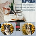 thumbnail image 3 of Electric Stove Burner Covers,4 Pcs Round Gas Burner Cover,8 and 10 Inch,Border Collie in Sunflower Field Watercolor, 3 of 7