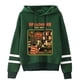 thumbnail image 3 of Sudadera con capucha de manga larga para mujer, ropa de gran tamaño con capucha de alquiler de vídeo de Halloween, Otoño e Invierno, 3 of 4