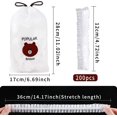 thumbnail image 2 of Sacs de Conservation 200 Couvercles de Stockage Alimentaire Sacs Scellés Réutilisables en Plastique, 2 of 5