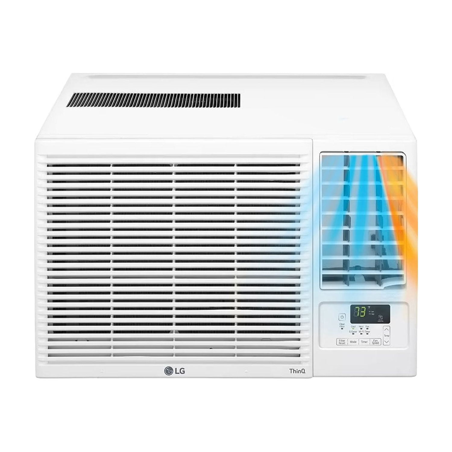 lg  LG 18,000 BTU Window Air Conditioner with 12,000 BTU Heat, 1000 Sq