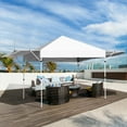 thumbnail image 4 of Patiojoy 10x17ft Pop up Canopy  3 Height Adjustment Folding Tent with Roller Bag White, 4 of 10