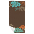 thumbnail image 1 of Cloud Rain Umbrella Weather Pattern Bath Towel Soft Washcloth Facecloth 35x70cm, 1 of 3