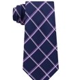 thumbnail image 2 of Michael Kors Men's Classic Multi-Grid Silk Tie Blue One Size, 2 of 3