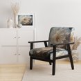 thumbnail image 2 of Designart « Seashell Monochromatic II » Fauteuil d'Appoint Rembourré à Animaux Blancs - Fauteuil Moderne pour Salon, 2 of 7