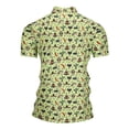 thumbnail image 3 of CONZONE Mens Polo Shirt Short Sleeve Casual Polo Shirt for Men Dinosaur Graphic Breathable Slim Fit Cozy Summer Golf Shirts, 3 of 3