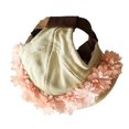 thumbnail image 1 of Gorra de Béisbol Deportiva de Ala Grande para Mascotas, , Perros, , Gorra de Béisbol, Visera Sunbonnet, Poliéster - Flores , L L Yuyangstore Sombrero de perro, 1 of 7